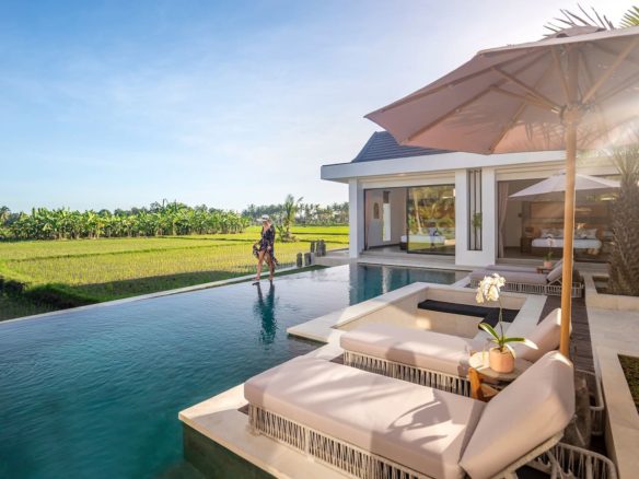 Rice Fields Pool View Villa Lina Ubud Bali