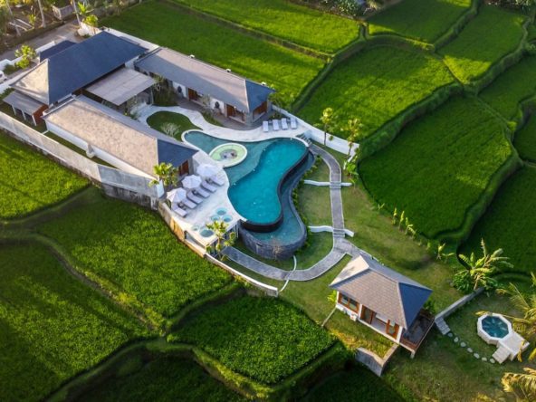 Drone View Villa Paradise