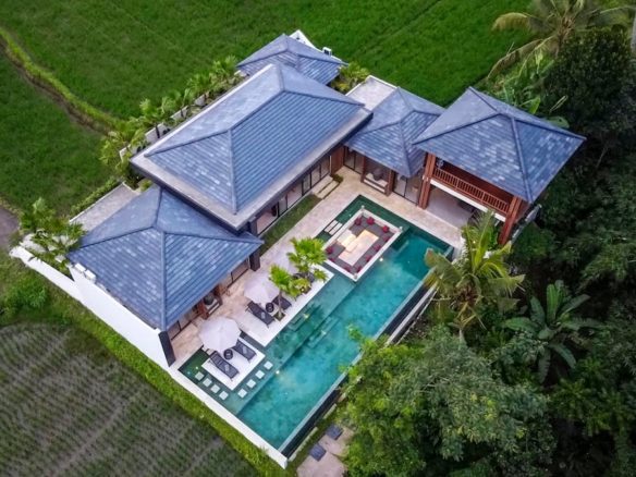 Drone View Villa Zen