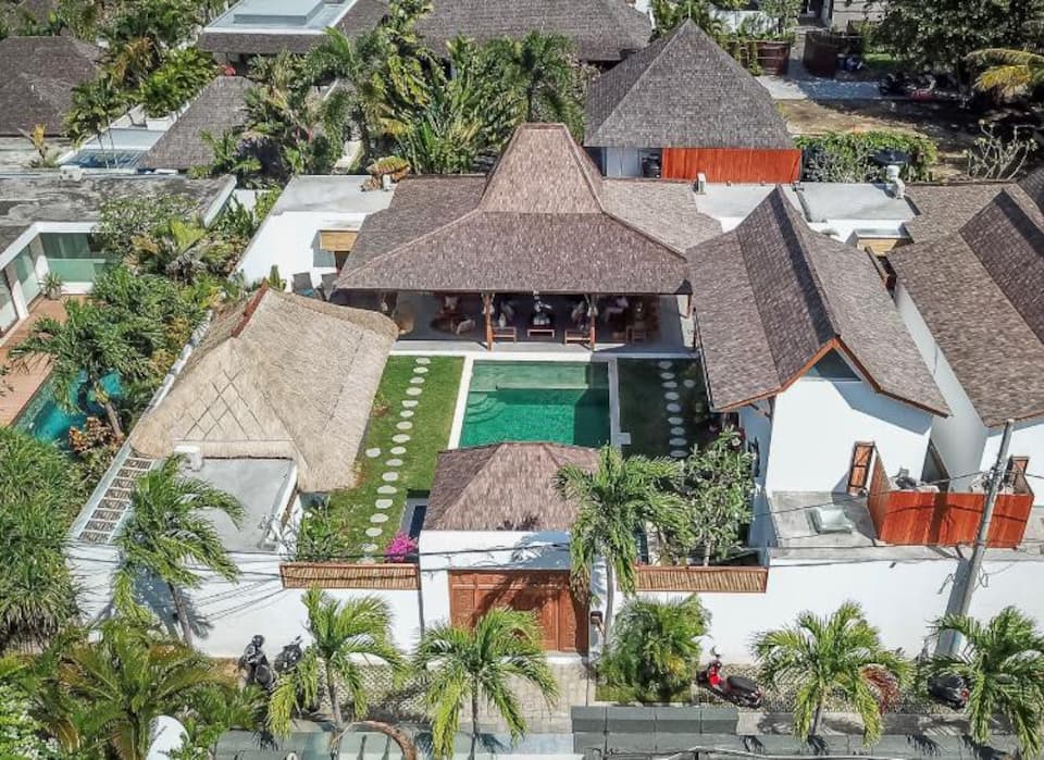 Drone View Villa Kiu Seminyak