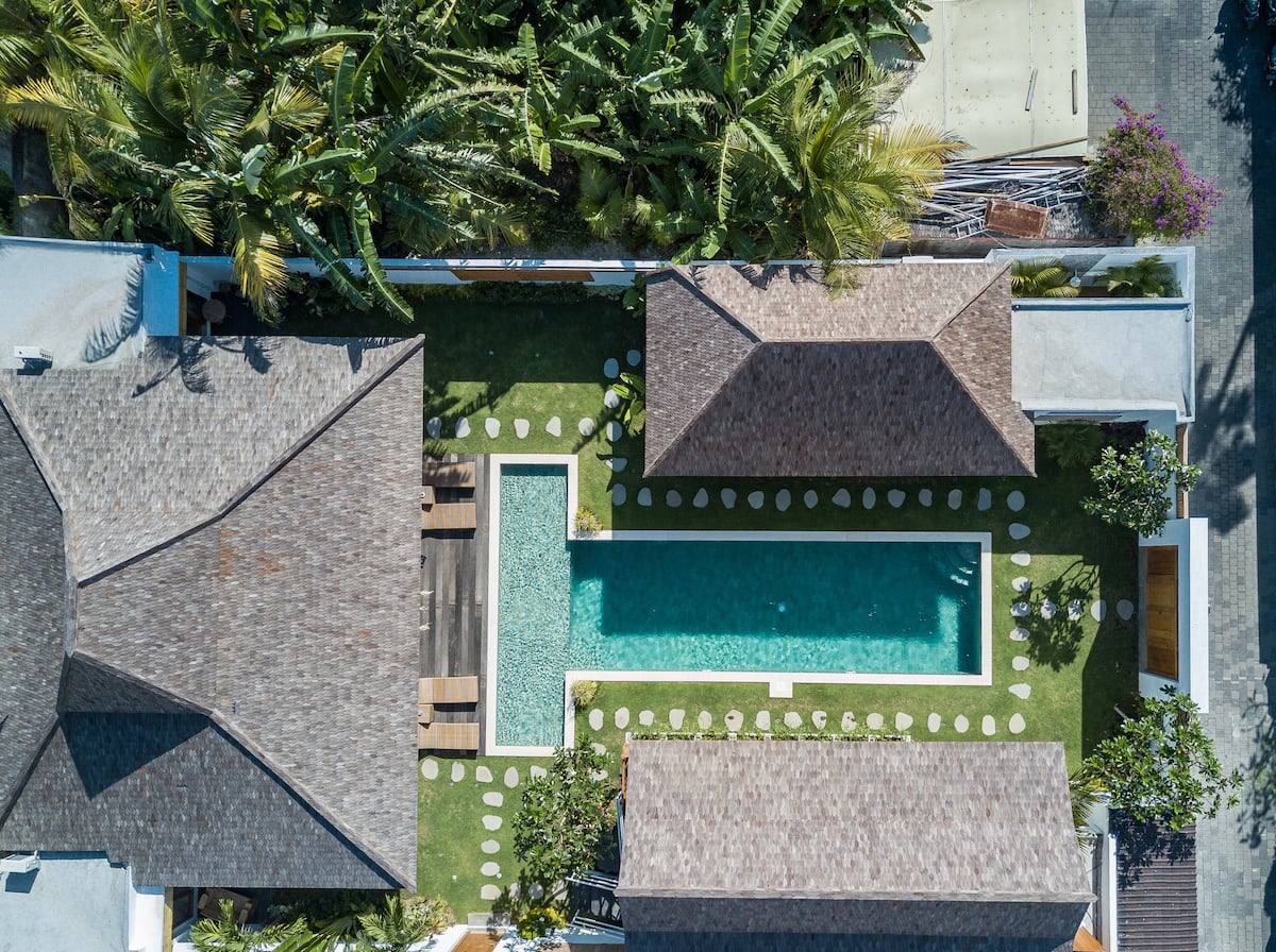 Drone View Villa Namu