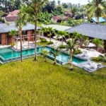 Drone View Villa Florentine Ubud