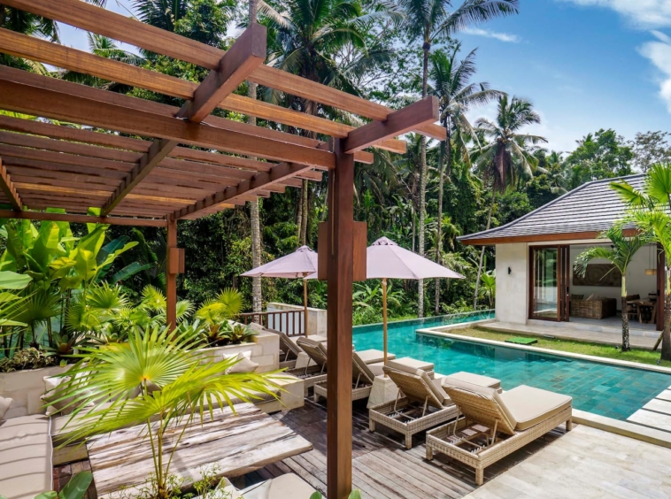Outdoor Lounge Villa La Jungle Ubud Bali