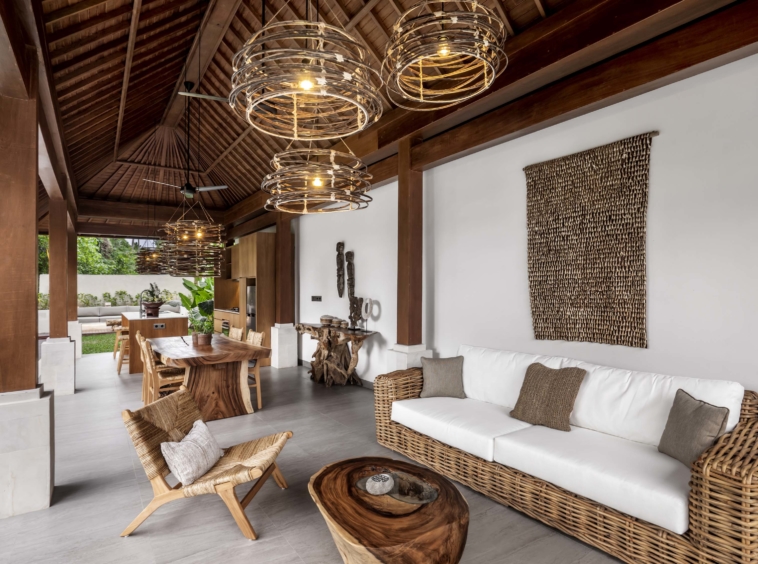 Living Room Area Villa Delang Ubud Bali