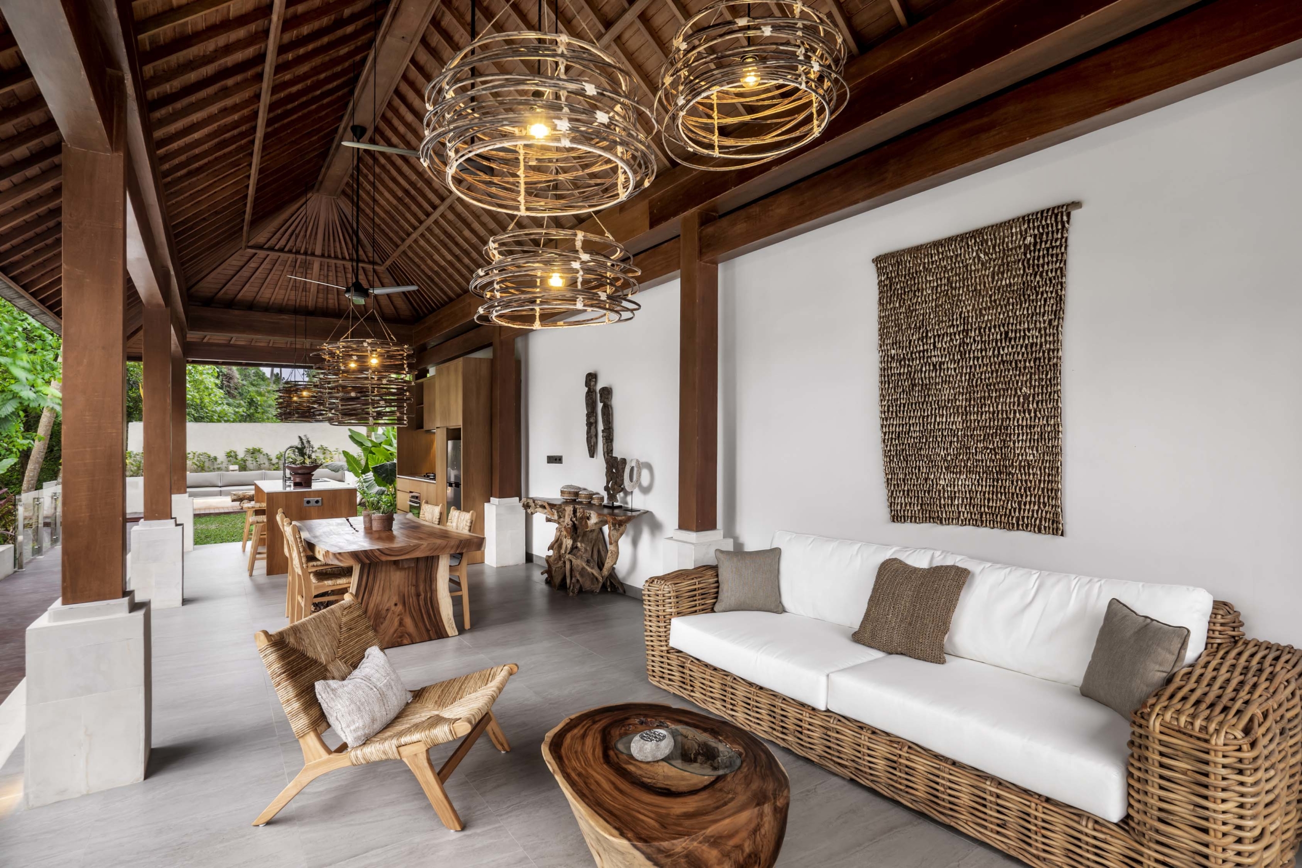 Living Room Area Villa Delang Ubud Bali