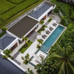 Drone View Villa Izia Ubud Bali