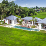Drone View Villa So Cocoon Ubud Bali