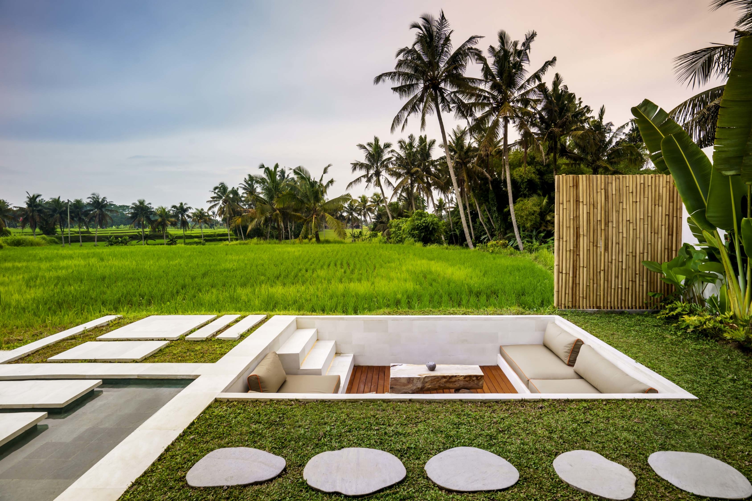 Outdoor Lounge Villa So Cocoon Ubud Bali