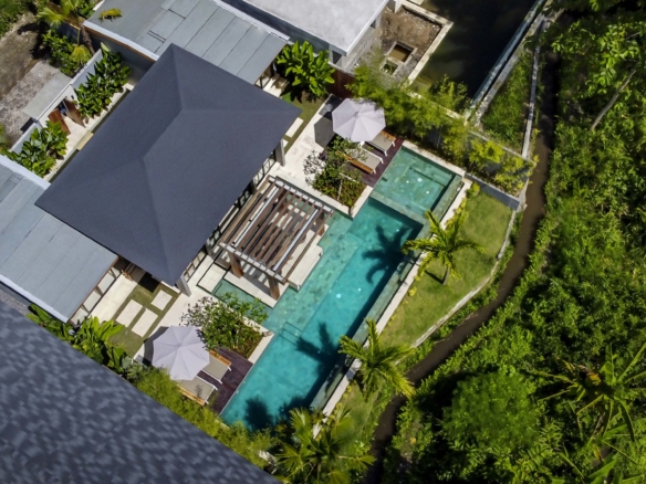 Drone View Villa Naya Ubud Bali