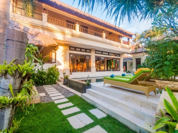 Balcony and Garden at Villa Gading Seminyak Bali