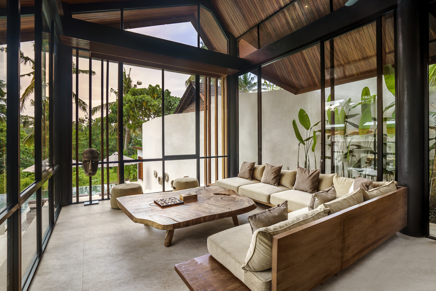 Living Area Villa Ubud Paradise