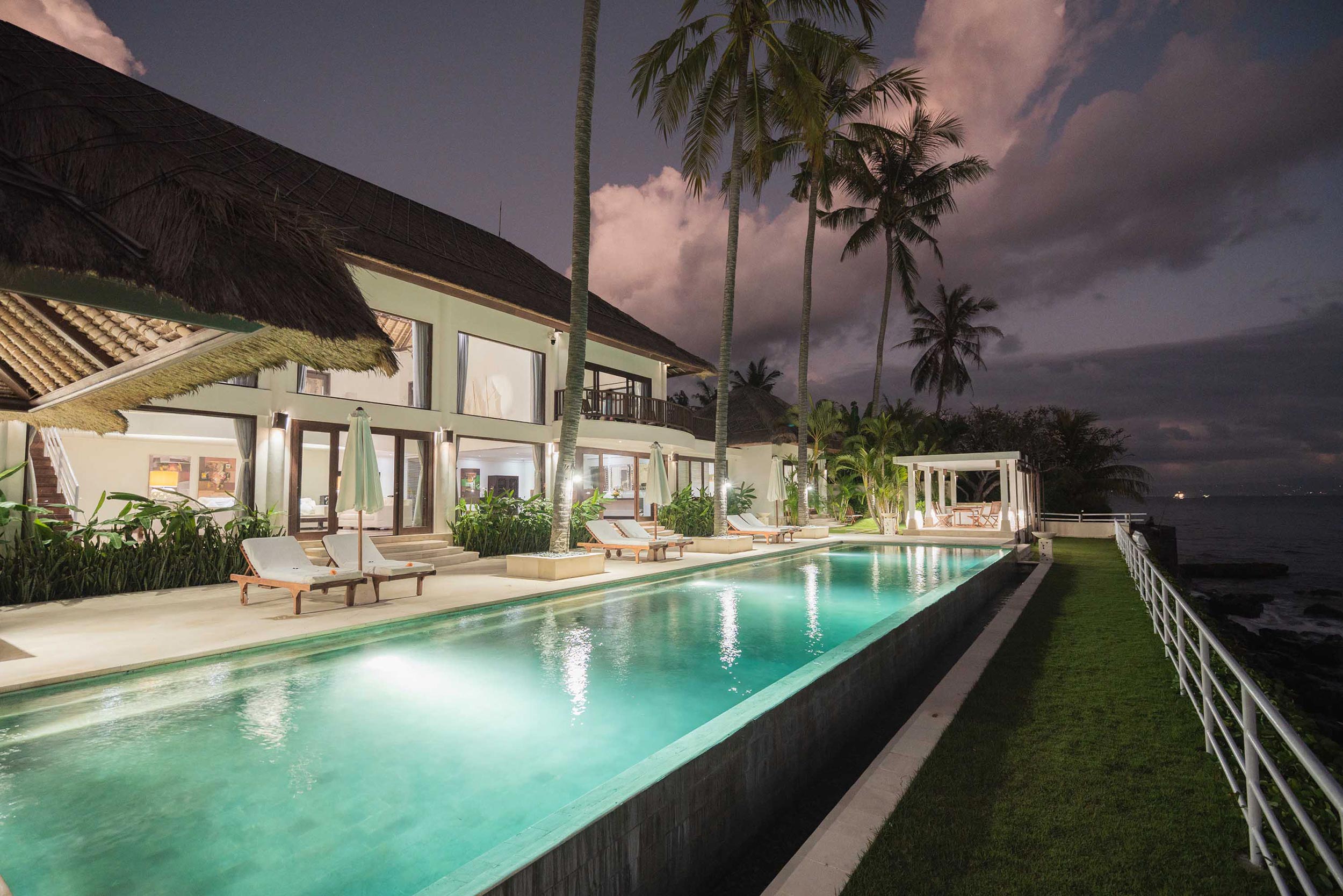 Candidasa Villa Blanca - Night
