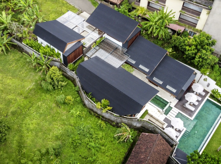 Drone View Villa Ubud Paradise