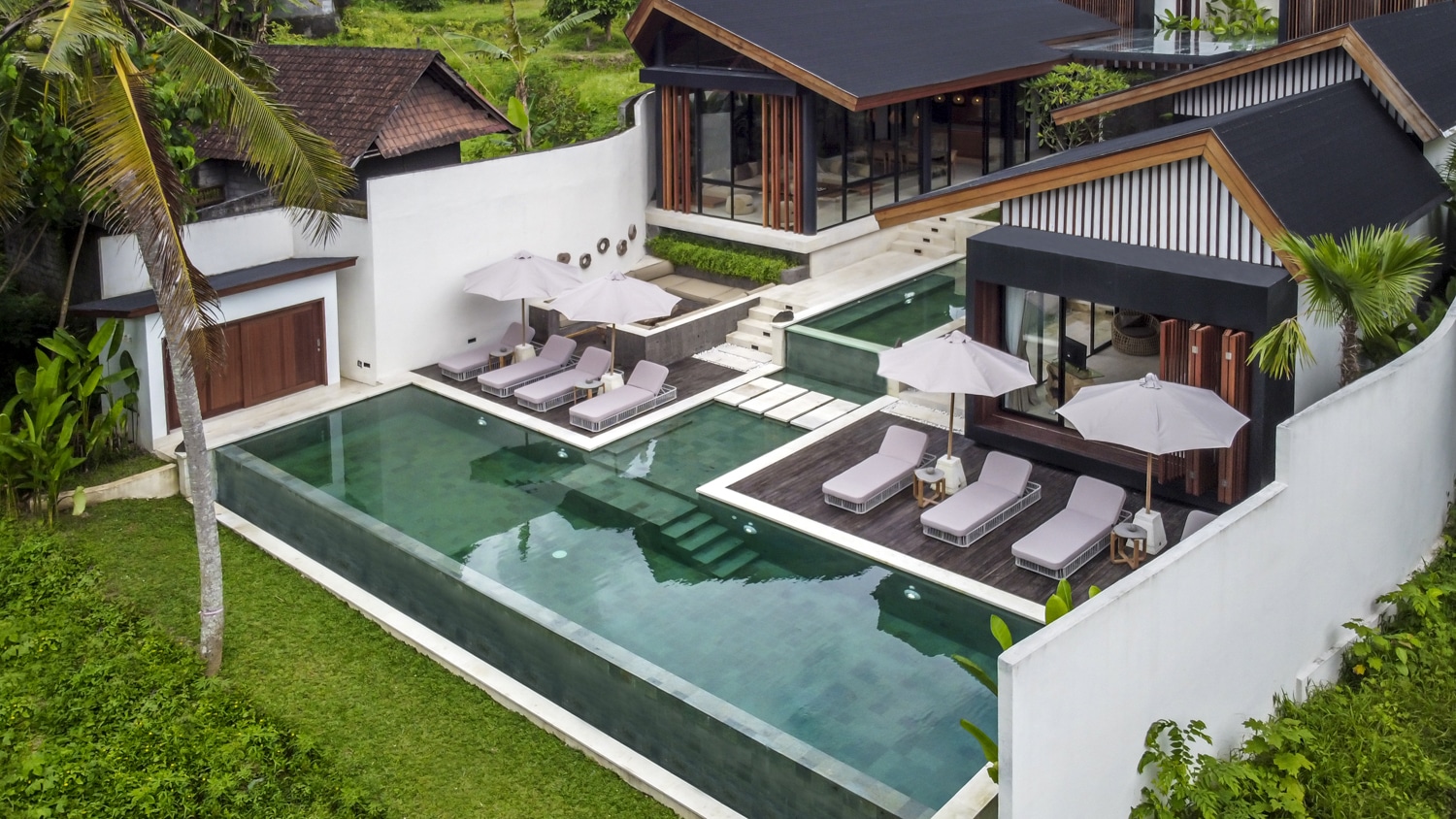 Pool Area Villa Ubud Paradise