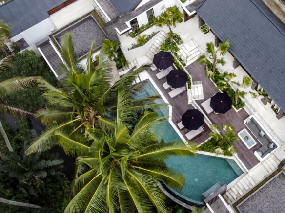 Drone View Villa Damai Ubud