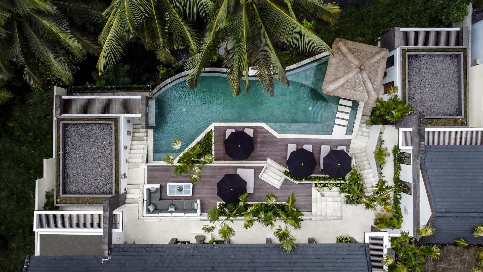 Drone View Villa Damai Ubud