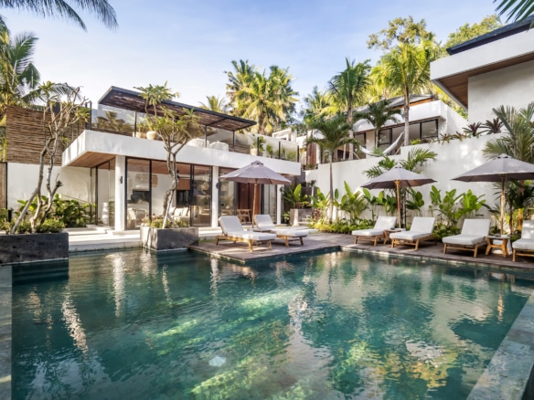 Jungle View Pool of Plumeria Villa Ubud Bali