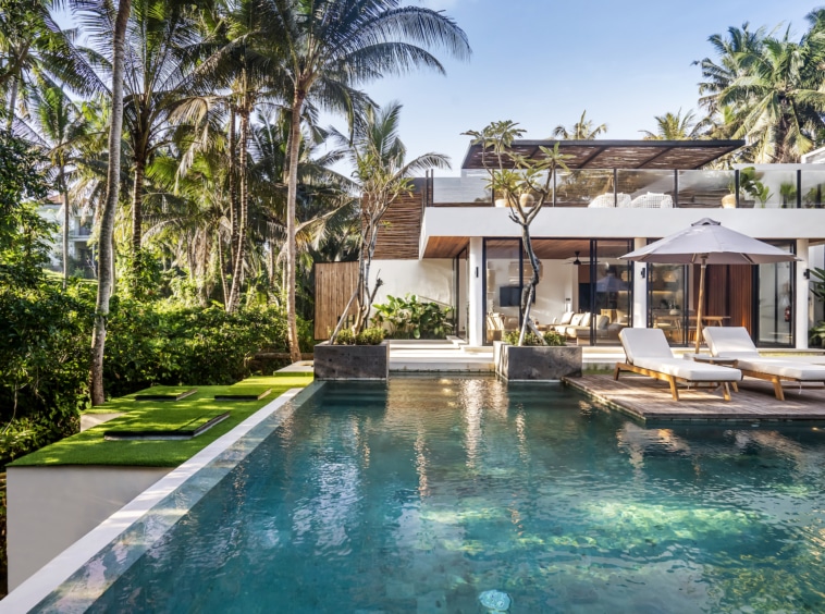 Surrounded by the nature Pool at Villa Plumeria Villa Ubud Bali