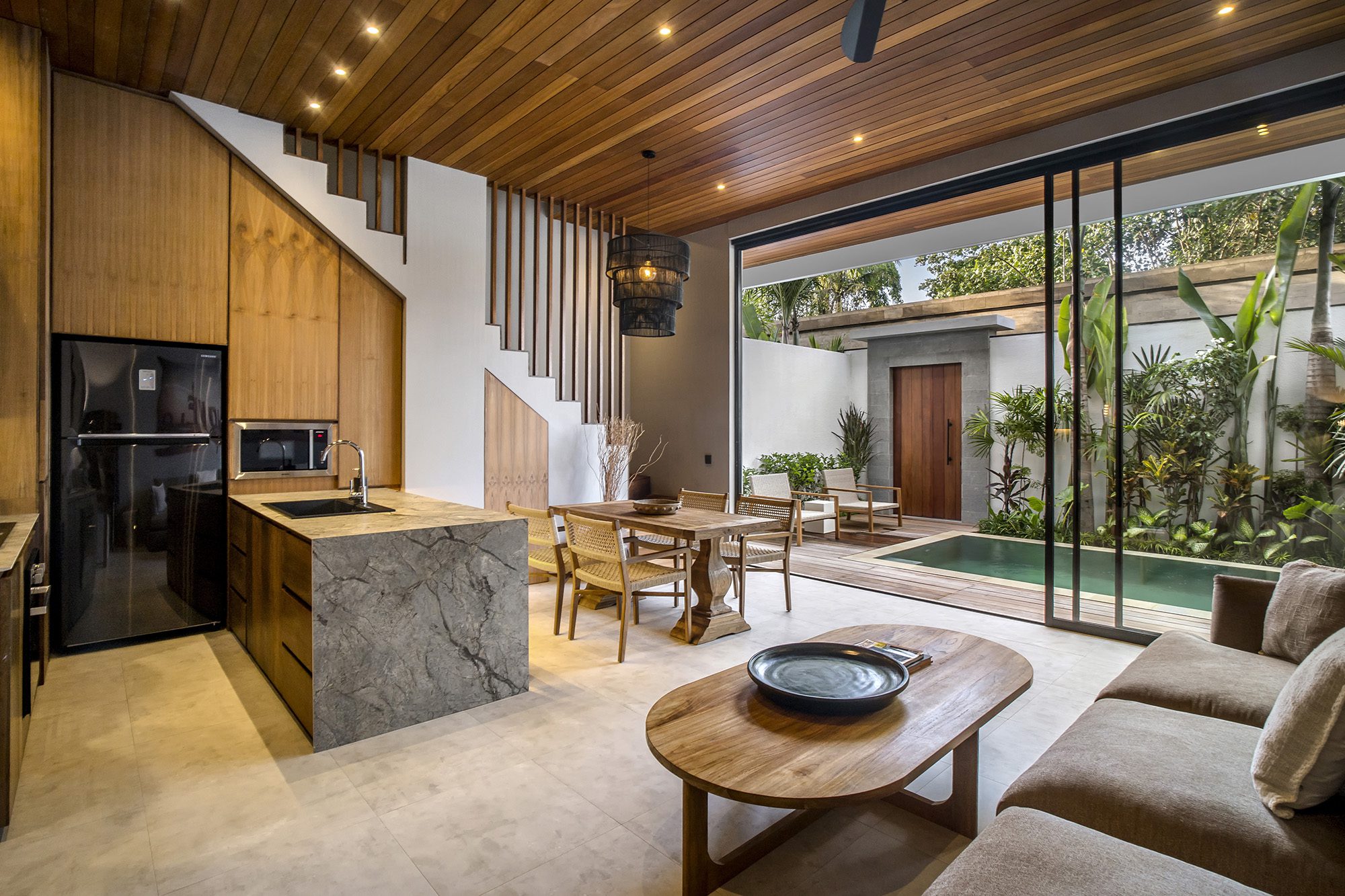 Private villa in Pererenan livingroom