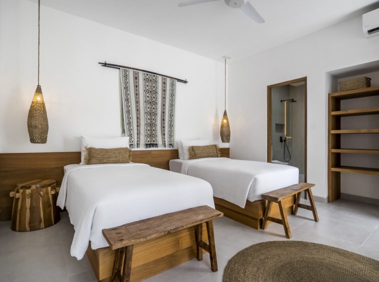 Bingin Villa Oasi 1 twin beds