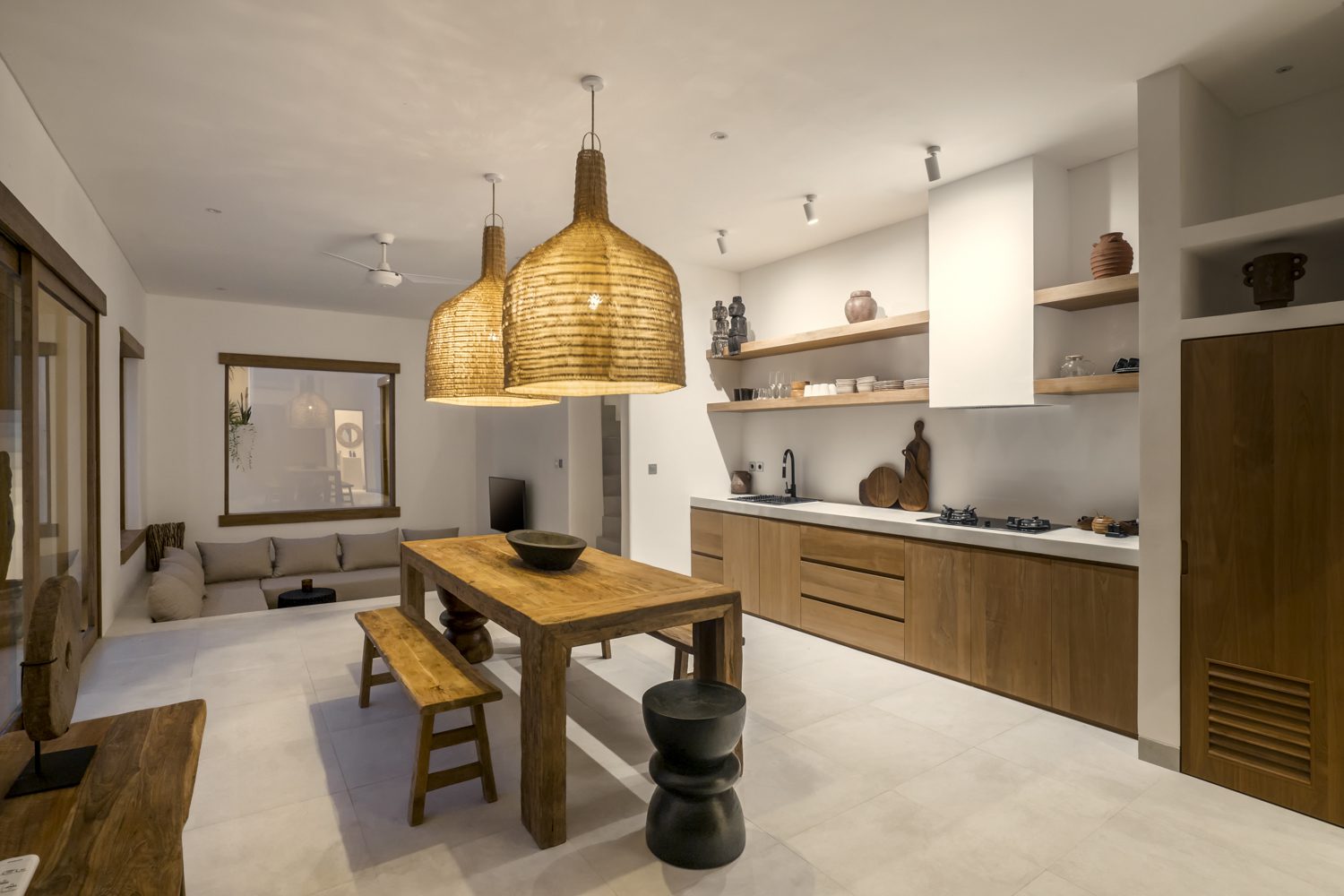 Bingin Villa Oasi 1 indoor kitchen