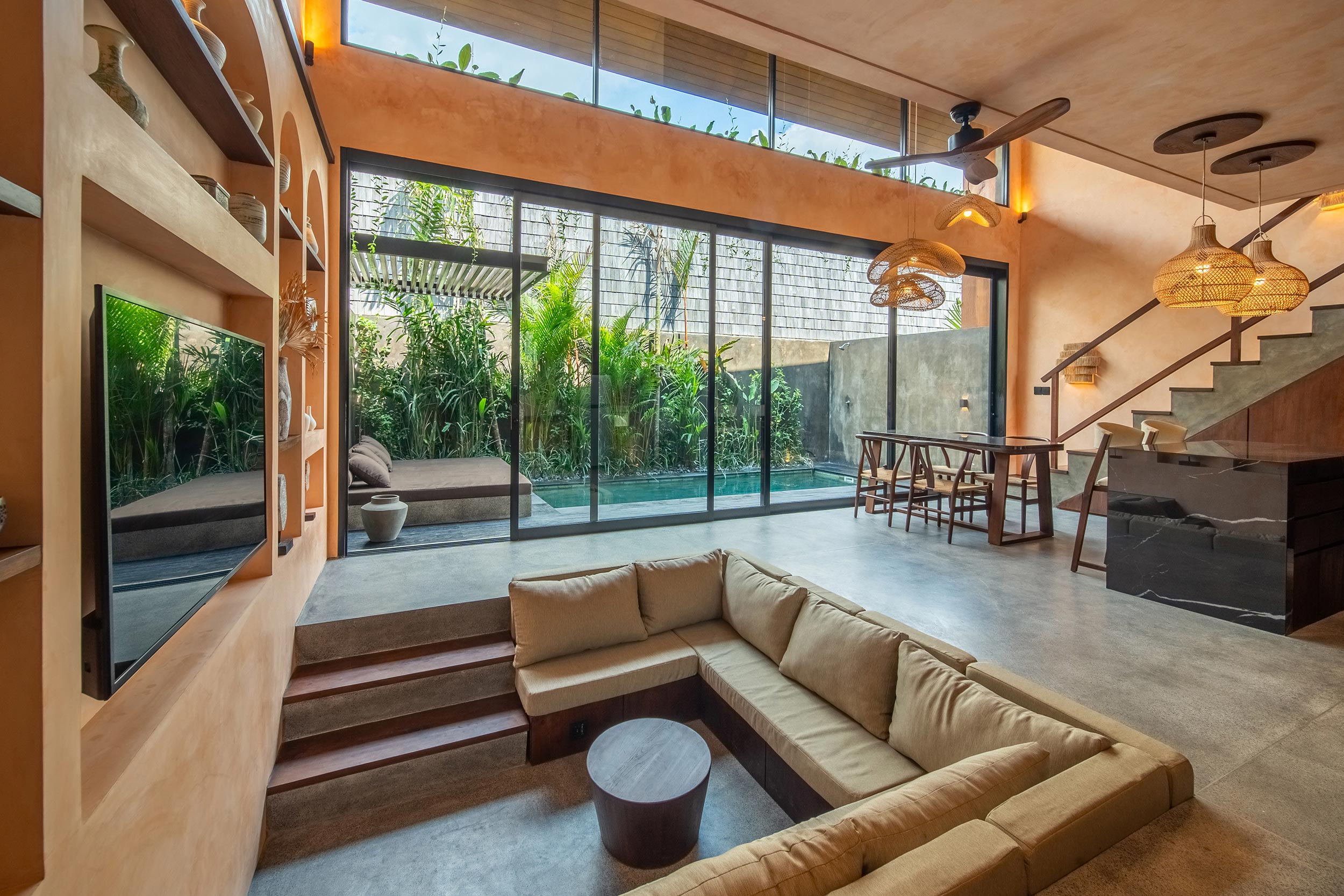 The Mystik Lofts Serenity- Sunken Couch