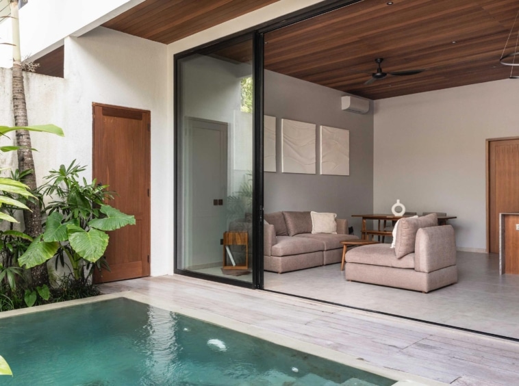 Luxury Villa Pererenan Umayam Sanctuary - Indoor Outdoor