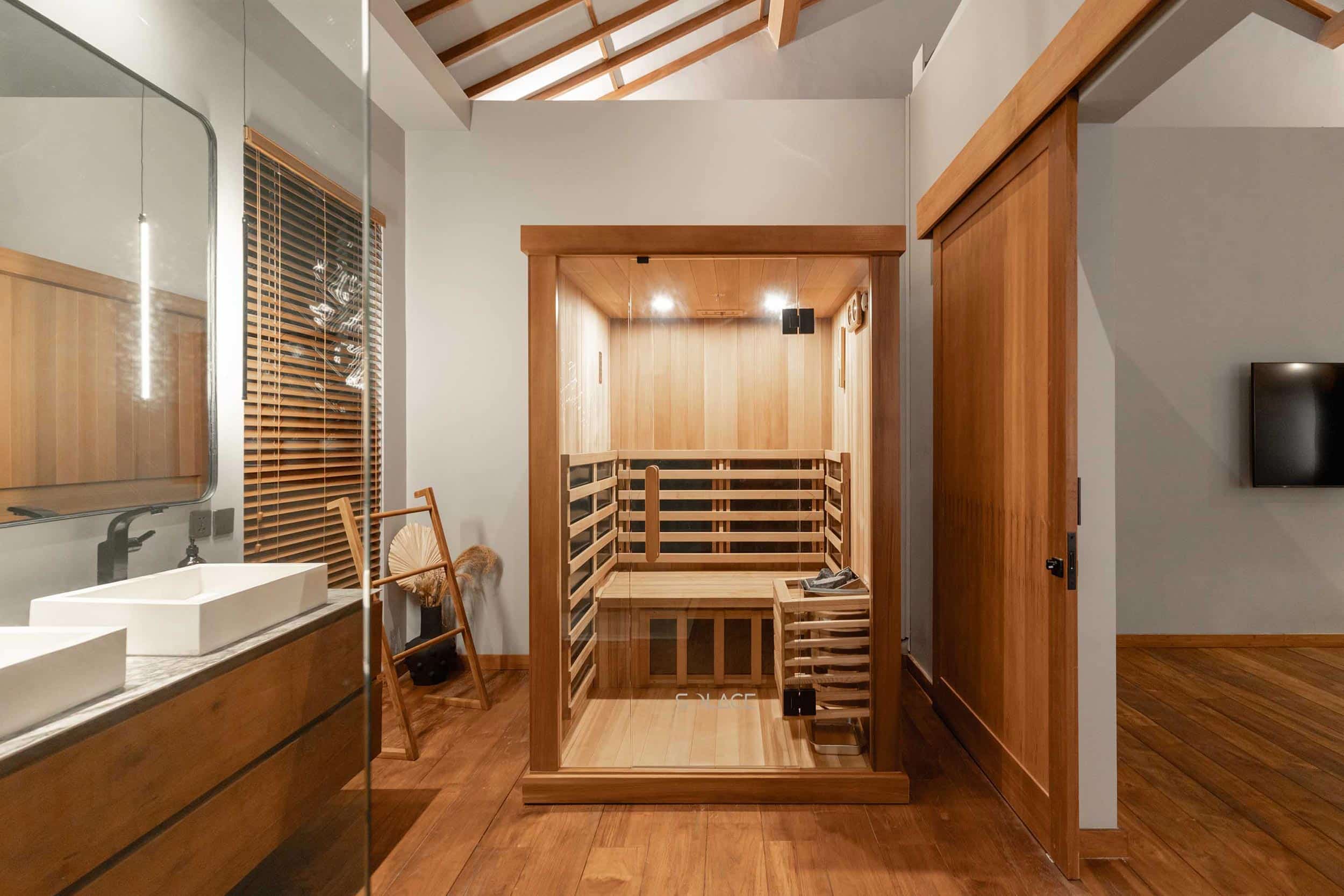 Luxury Villa Pererenan Umayam Sanctuary - Sauna Night