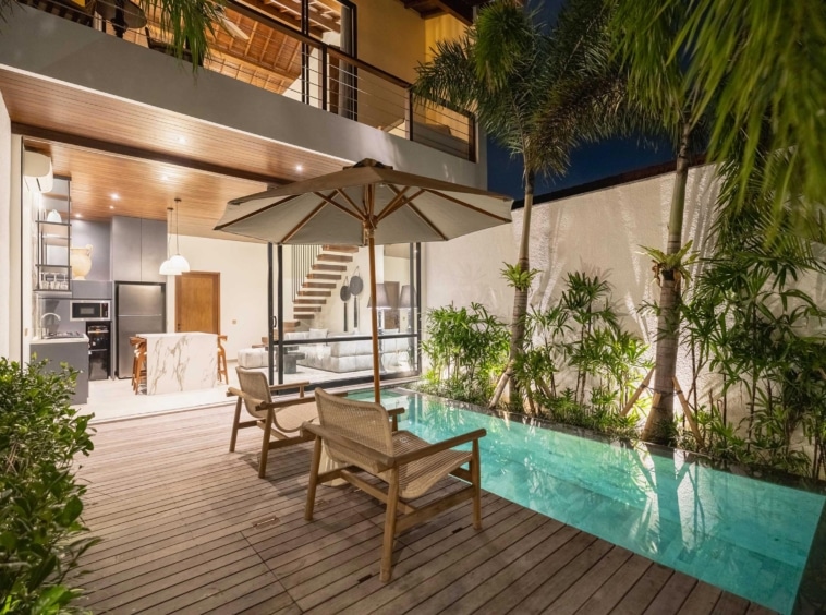 Canggu Rocca Bella Loft 4 - Pool Night