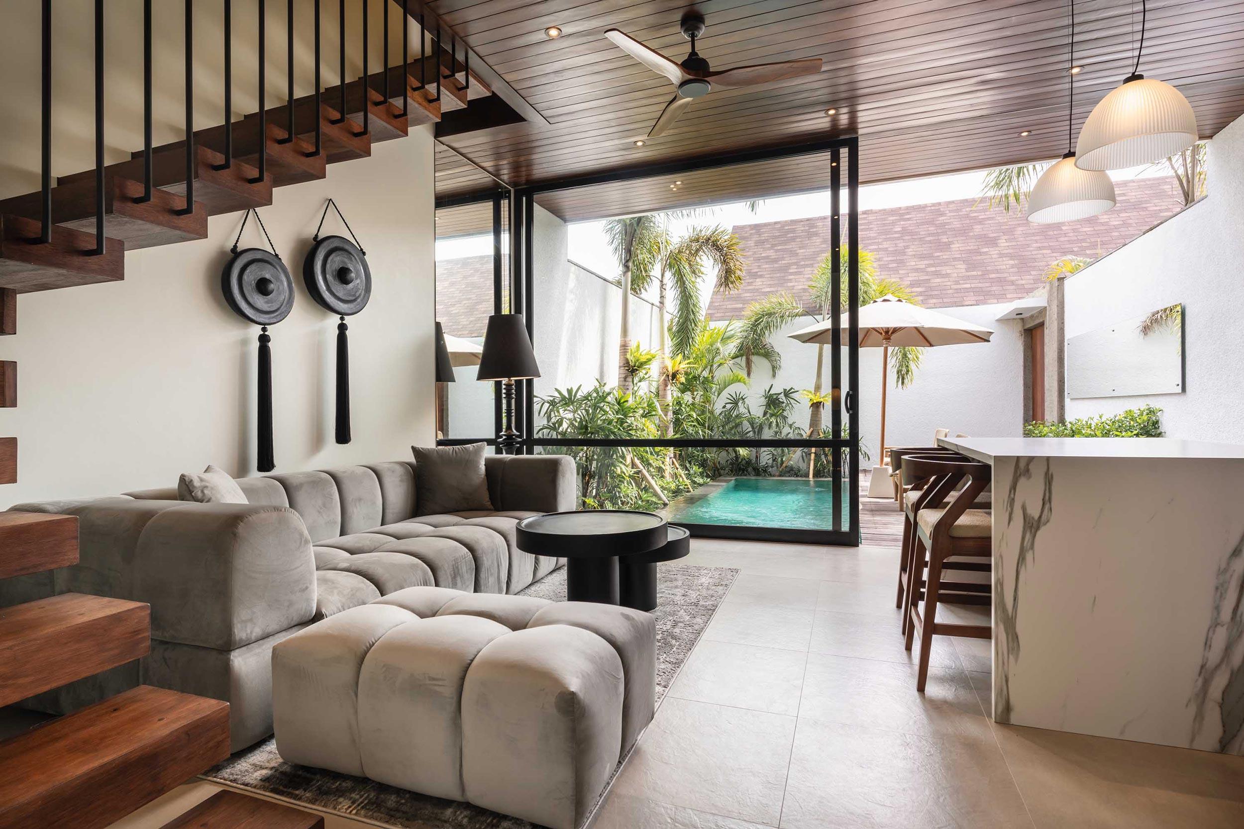 Canggu Villa Rocca Bella Loft - Living Room