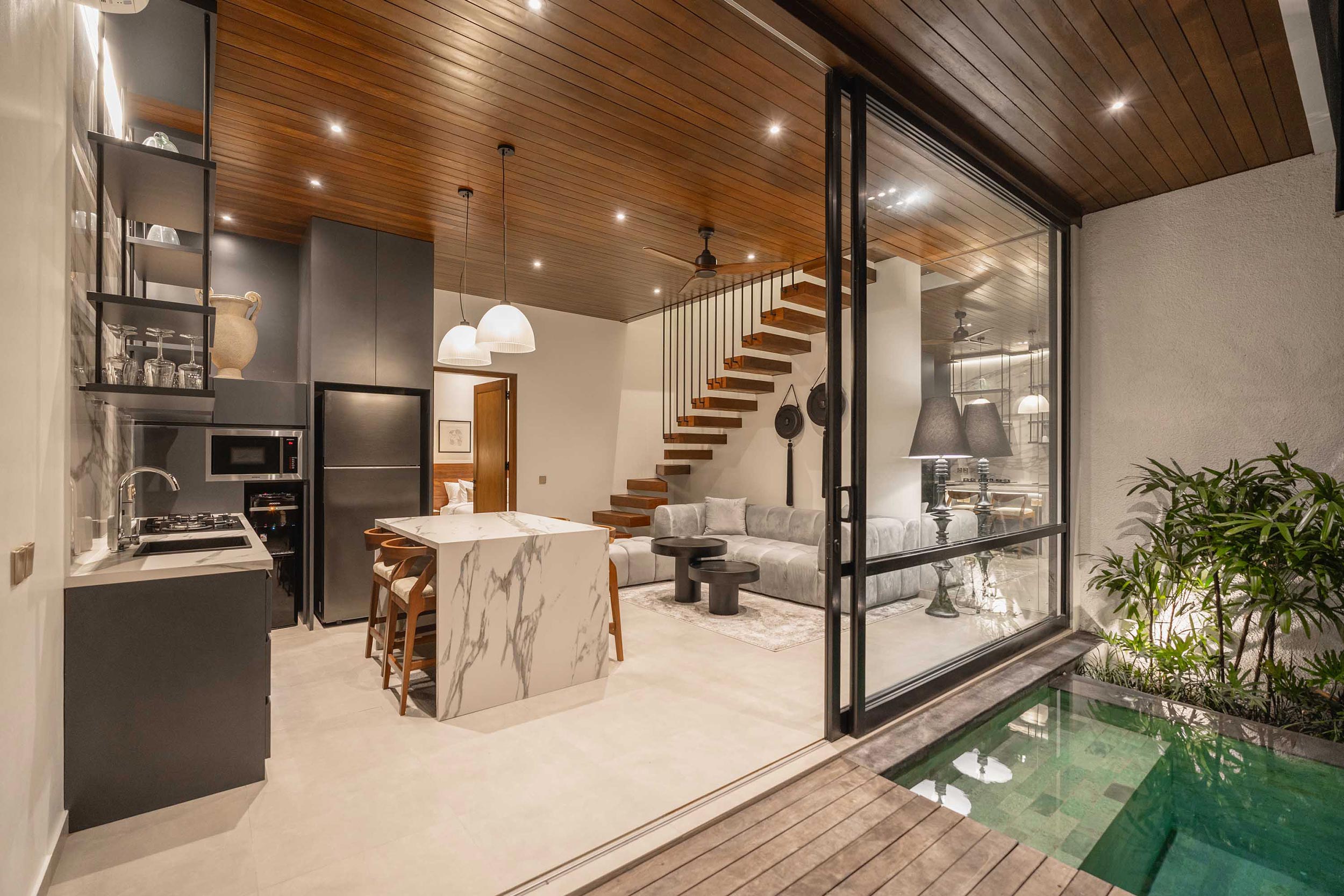 Canggu Villa Rocca Bella Loft - Open Living