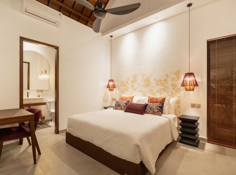Canggu Villa Rocca Bella Villa 2 - Bedroom Night