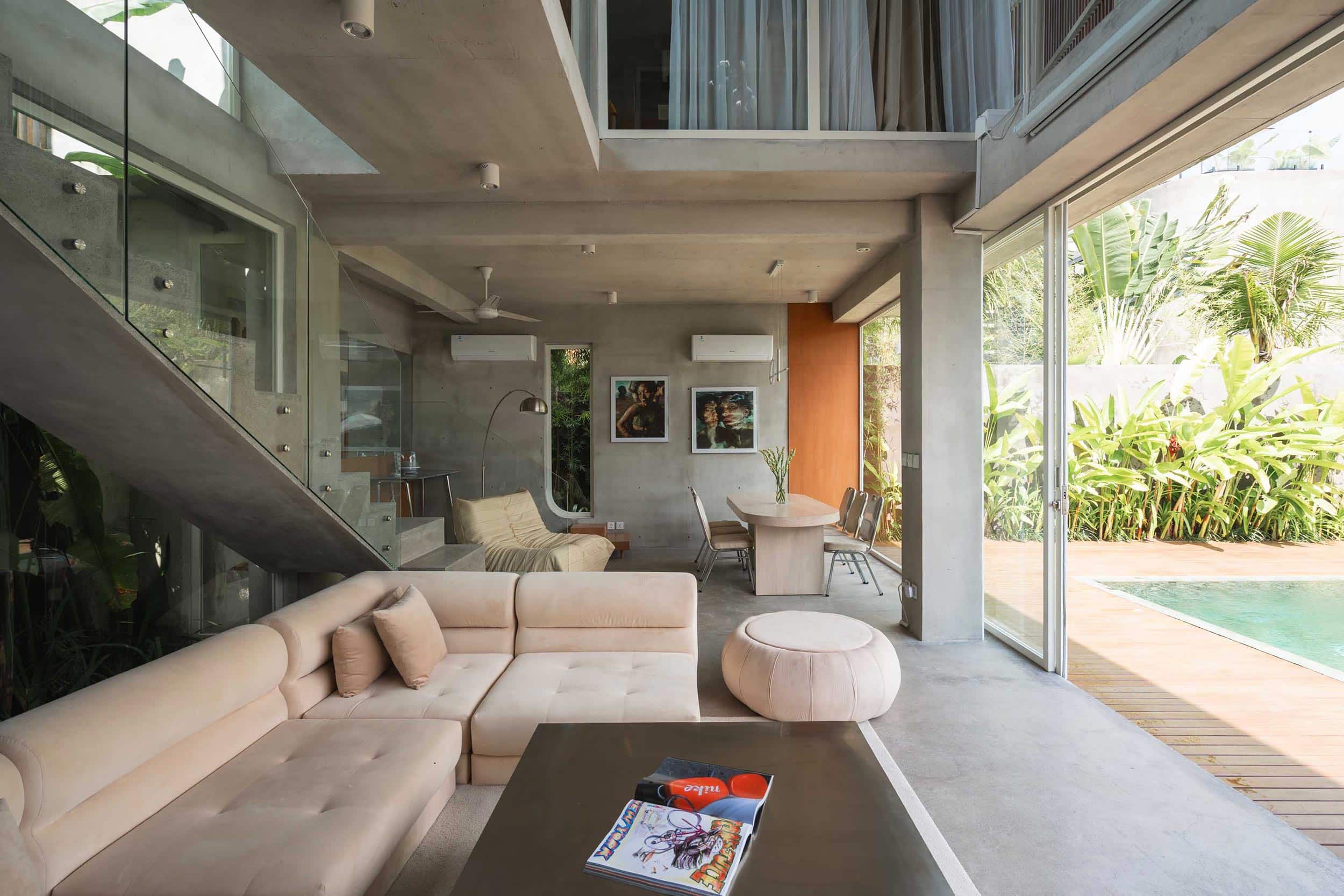 Canggu Villa Kuze House - Living Room