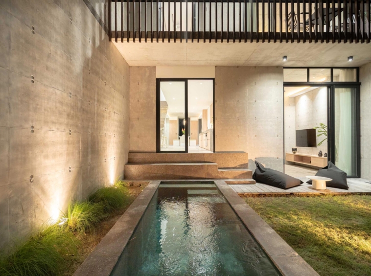 Berawa Villa Nakula 7 - Pool Night