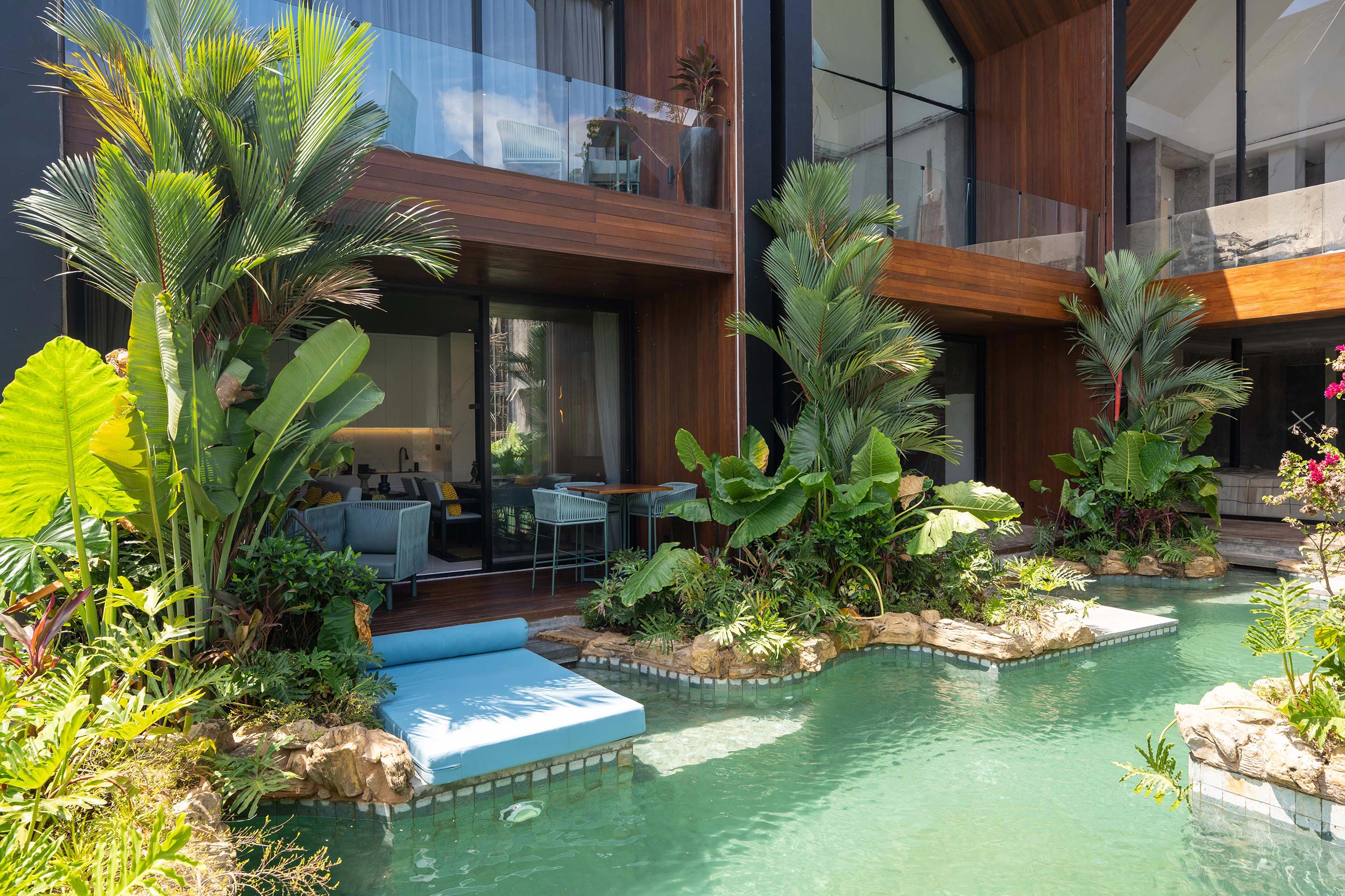 Ubud Villa Sunset Lagoon Rice Field Villa - Shared Pool